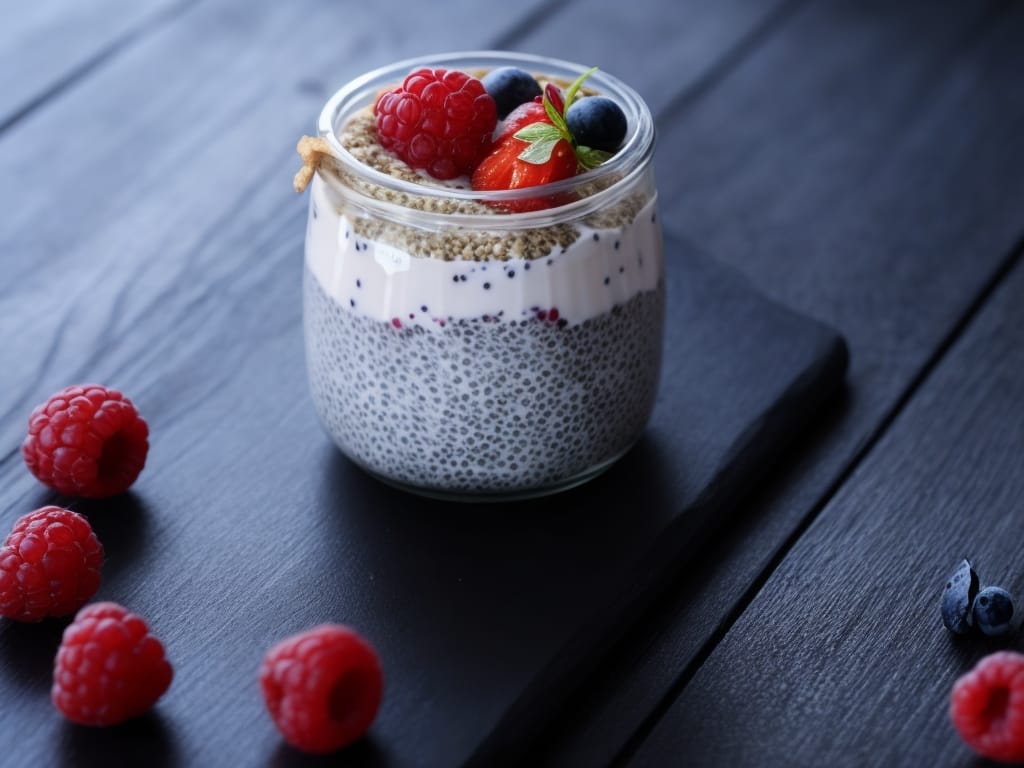 Berry Chia Pudding: