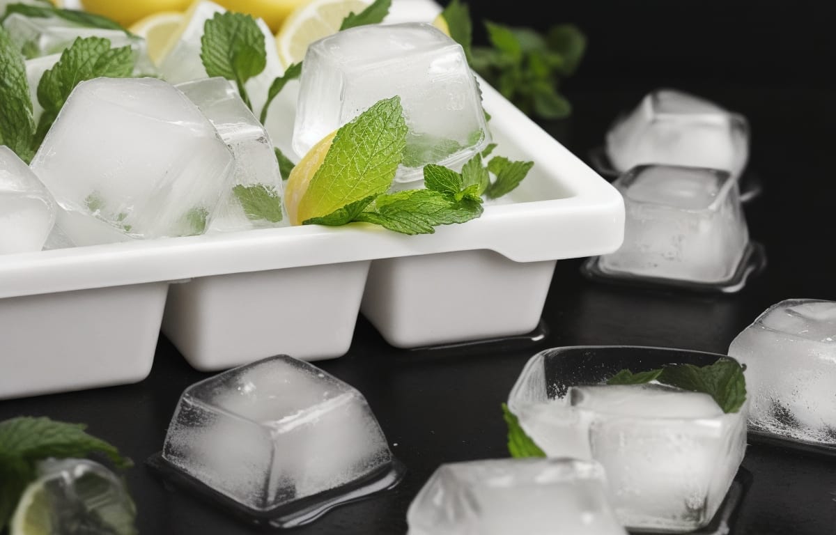 Ice Cubes for a Refreshing Glow