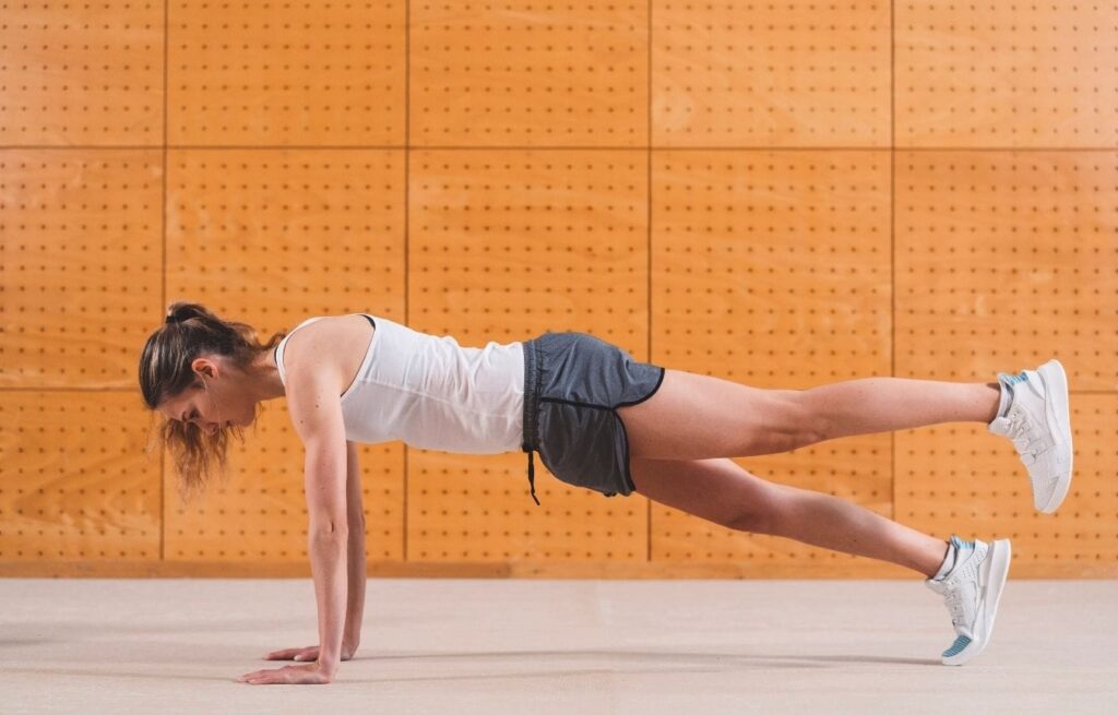 Plank with Leg Lift