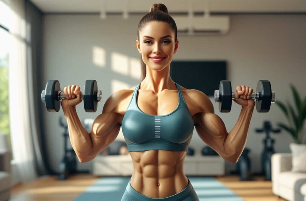 Sculpt Your Dream Body: Dumbbell Home Workout for Women